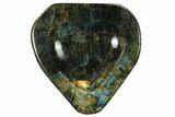 Flashy Labradorite Heart-Shaped Dish - Madagascar #153888-1